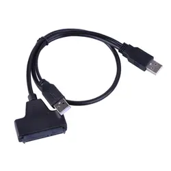 USB 2,5 до 7 15 22pin Sata адаптер Кабели для 2,0 дюймов Ssd Hdd жесткий диск конвертер