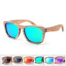 High Quality Fashion Design 100% Whole Handmade Wood Sunglasses Men Polarized Fishing Sun Glasses For Mens Square Wooden Frame