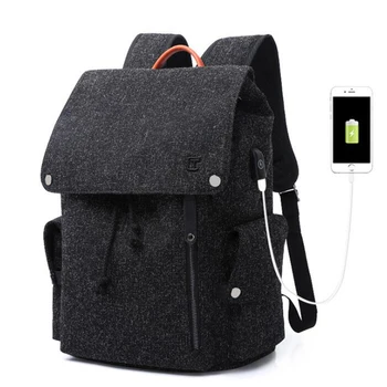 

OZUKO New Men Backpack Fashion Multi-function School Bags For Teenagers USB Charge High Capacity Leisure 2018 Designer Backpack