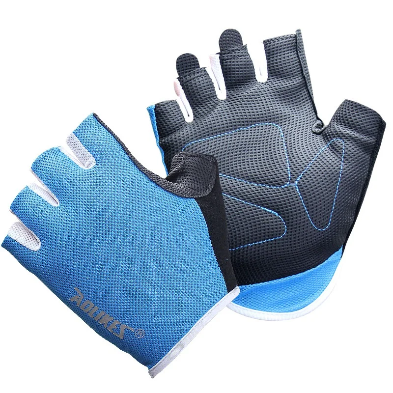 Non-Slip Breathable Bike Gloves Men Women\'s Outdoor Bicycle Short Gloves Cycling Cycle Gel Pad Short Half Finger Gloves S M L