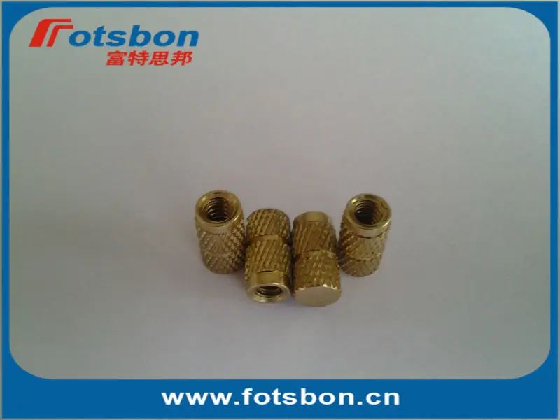 IBB M5 6 Blind Threaded Insert ,Molded in threaded inserts,brass,nature