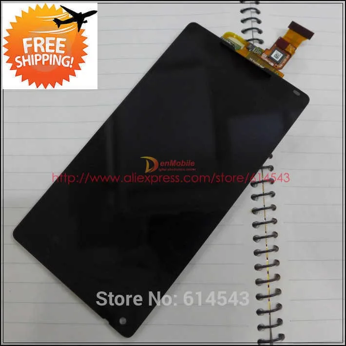 Black Tested For Sony Xperia ZQ ZL LT35i L35H LT35 L35 Screen LCD Display + Digitizer Touch Assembly Replacement +Track No.1pc | Мобильные