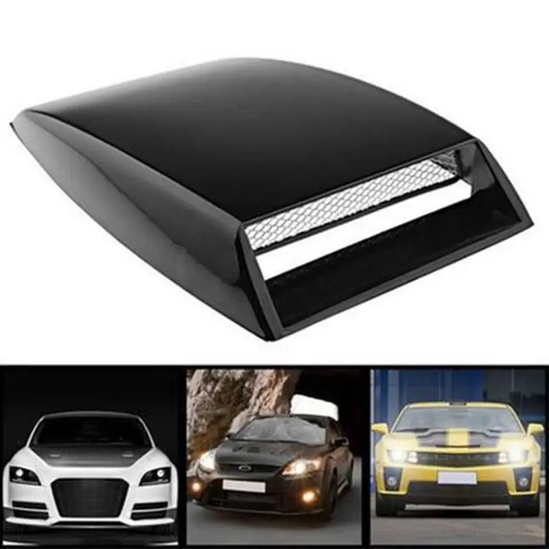 Universal Car Styling Universal Decorative Air Flow Intake Scoop Turbo Bonnet Vent Cover Hood Auto Modified Air Inlet