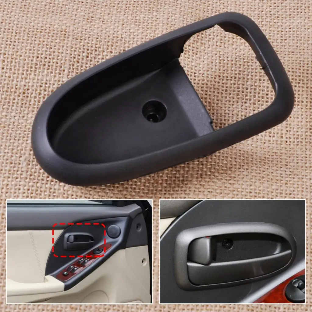 CITALL Left Interior Inside Door Handle Frame Buckle Cover Bezel