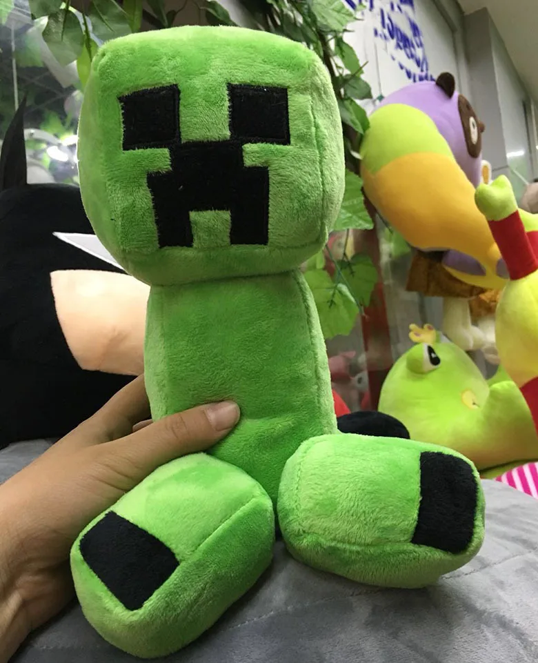 30-42cm Minecrafted Plush Toys Minecrafted Creeper Enderman Wolf Steve Zombie Spider Skeleton Plush Stuffed Toys for Kids