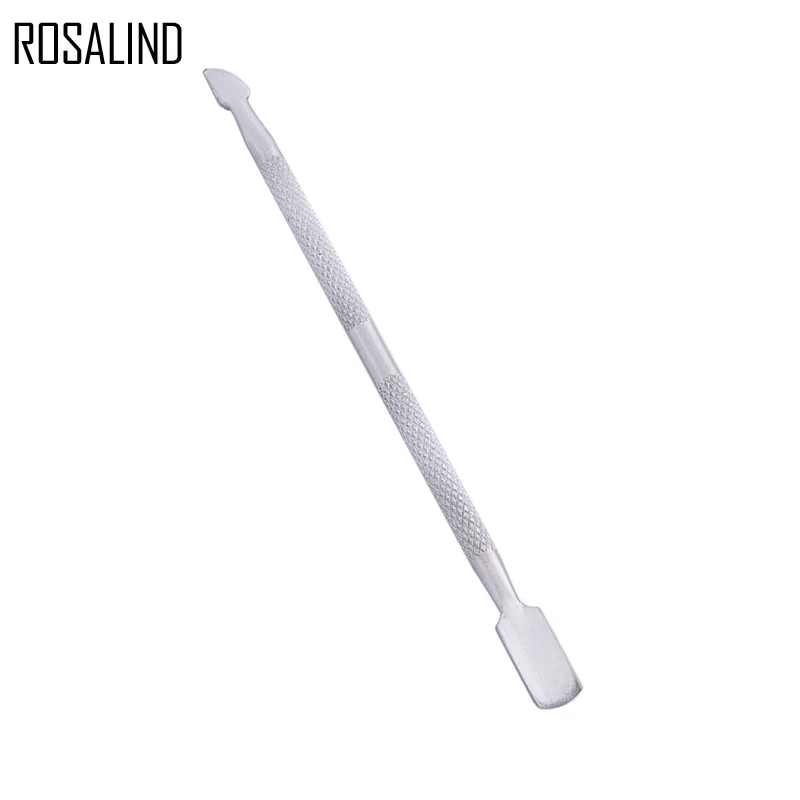 Инструменты для дизайна ногтей ROSALIND 1 шт. из нержавеющей стали толкатель кутикулы
