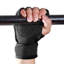 1 пара Вес подъема тренажерный зал Фитнес перчатки с наручные Обёрточная бумага Поддержка блины для кроссфита тренировки ручная защита для ладоней перчатки Вес подъема перчатки