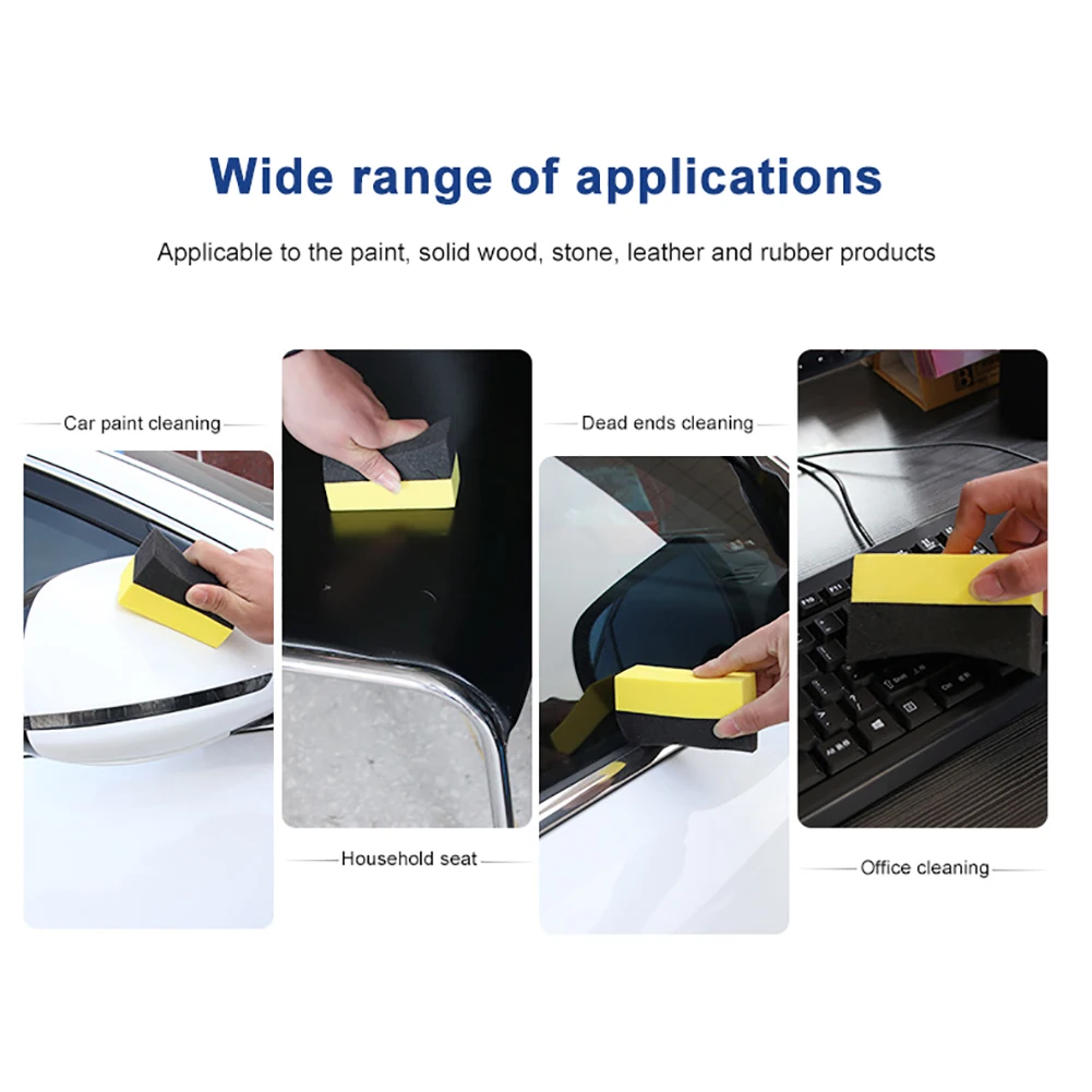 Профессиональный 2 шт. многофункциональная автомобильная губка для очистки EVA Бытовая Губка пикового представления автомобильные аксессуары