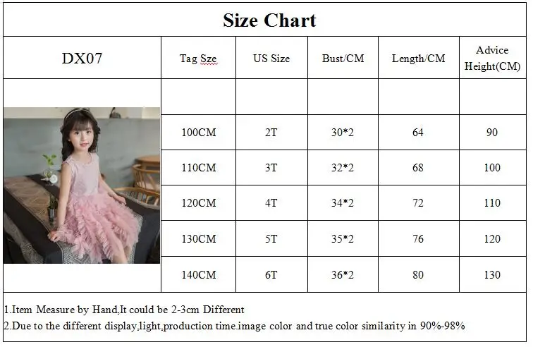 DX07-SIZE CHART