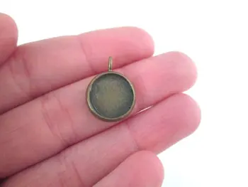 

brass 12mm bezel settings, pick your amount, B164theof