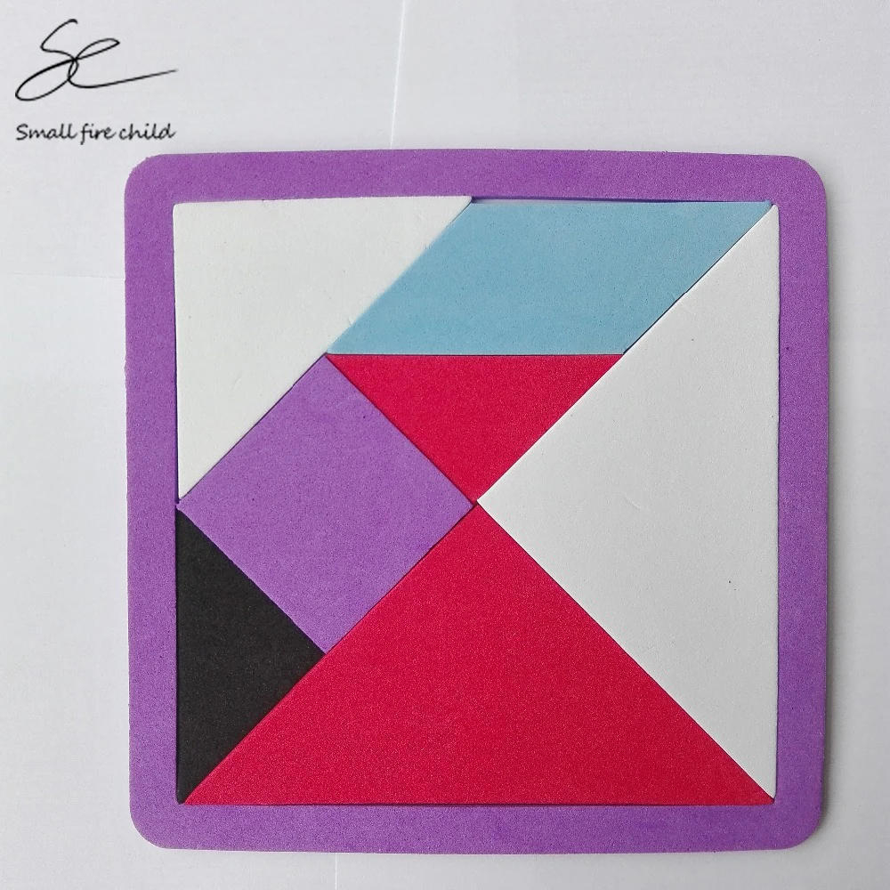 New Colorful Plastic Jigsaw Brain Teaser Puzzle Toys Tetris Game