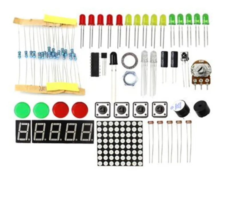 Upgraded version of the Starter Kit the RFID learn Suite LCD 1602 UNO R3 kit For arduino kit 1 order frree shipping top selling high qualiy uno r3 starter kit 1602 lcd dot matrix breadboard led resistor hot selling