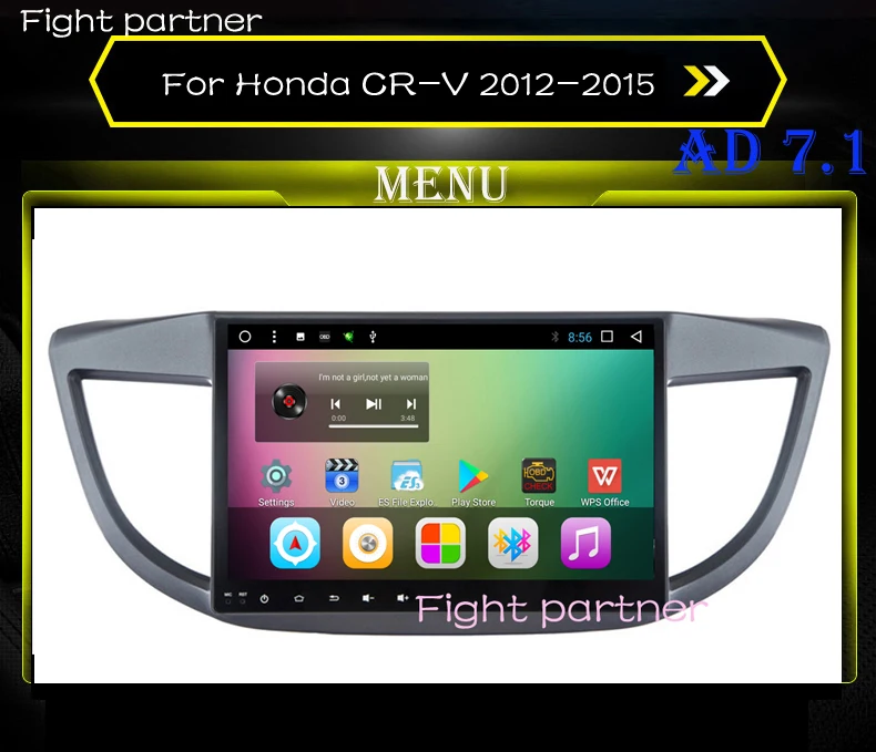 Factory price Quad Core Android 7.1 Car DVD GPS Navigation for Honda CRV 2012-2015 Radio Stereo | Автомобили и мотоциклы