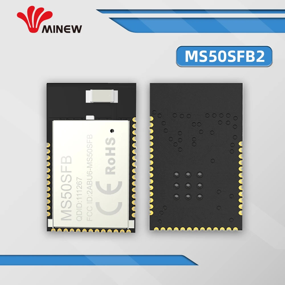 NRF52832 2,4 ГГц приемопередатчик беспроводной радиочастотный модуль Minew MS50SFB BLE 5,0 приемник передатчик модуль Bluetooth