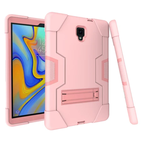 Для samsung Galaxy Tab A 10,5 T590 T595 T597 чехол детский противоударный Гибридный Силиконовый защитный чехол Tab A T590 T597 чехол для планшета - Цвет: rose gold