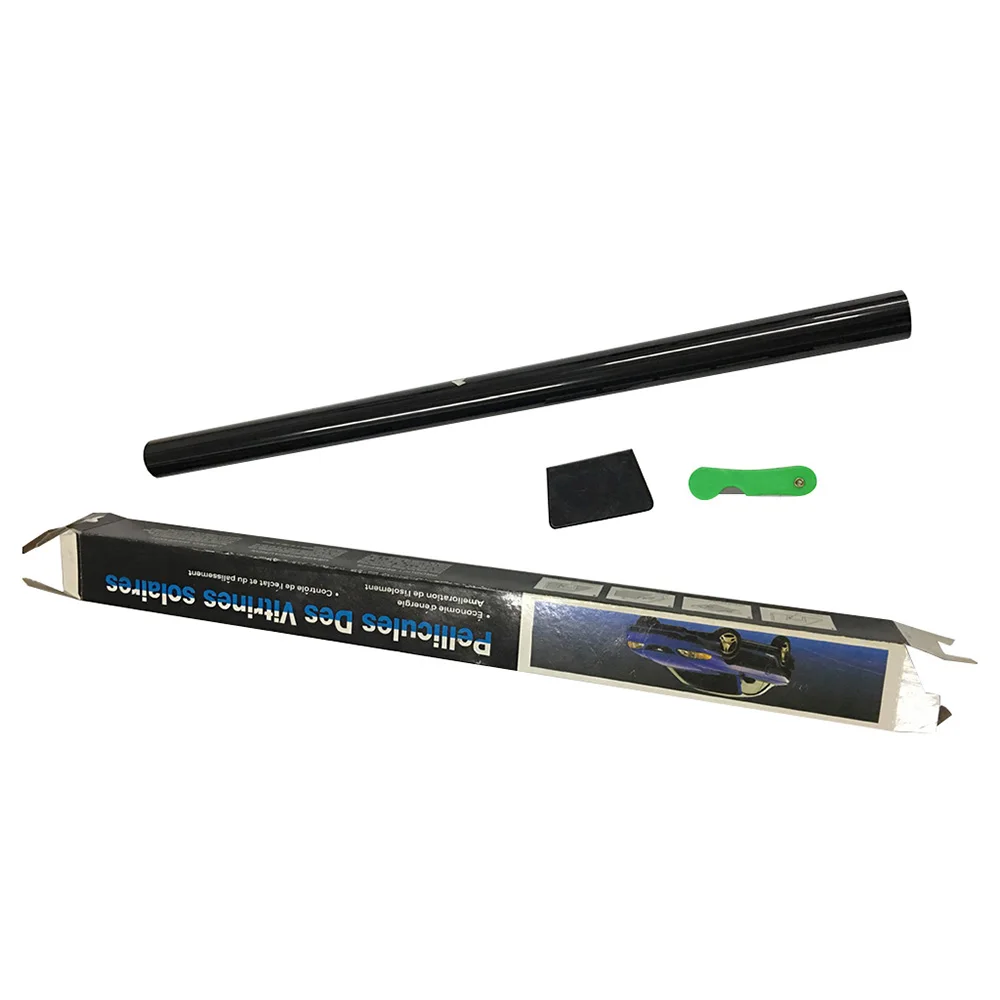 

300x50cm VLT Car Home Window Glass Tint Tinting Film Roll With Scraper For Car Side Window Blocking Control Anti UV Window