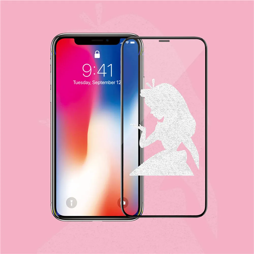 FAYANG полностью закаленная пленка для Iphone xs max xr x 8plus 7 plus Цветочная фея мультфильм
