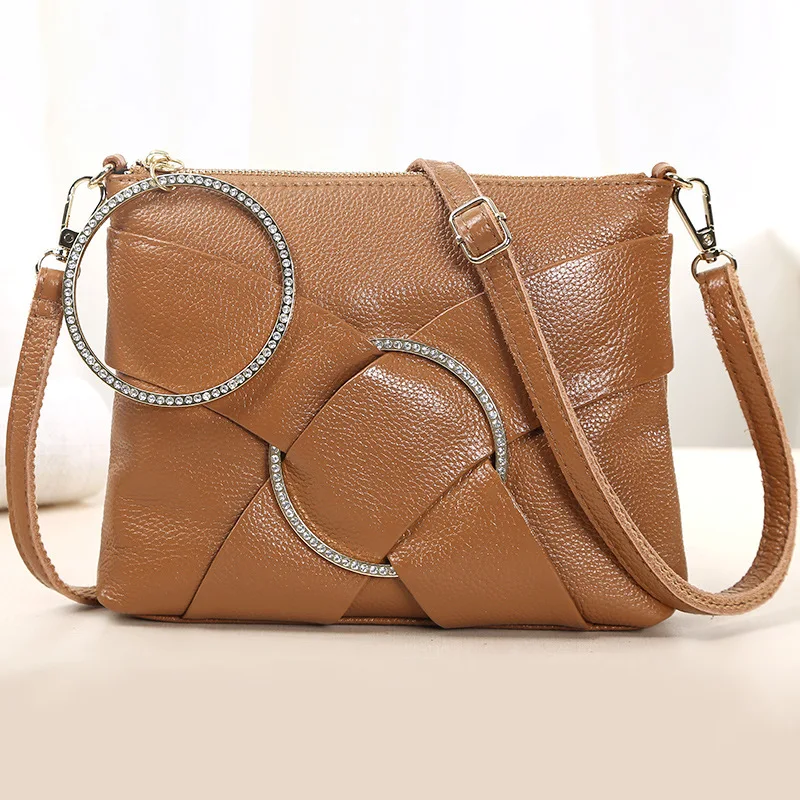

2016 new  high quality Women Handbag Genuine Leather bags women messenger bag Vintage women bag Shoulder Cross body Bags