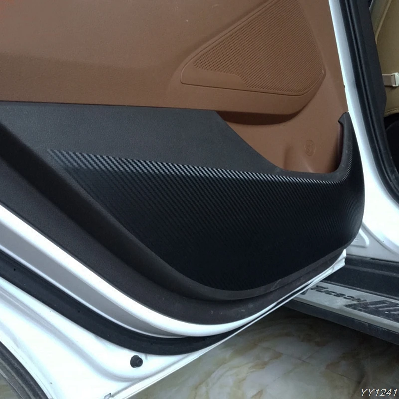Автомобиль 4 шт. боковой двери внутренняя Наклейка Анти удар защитный Стикеры для hyundai Tucson стайлинга автомобилей