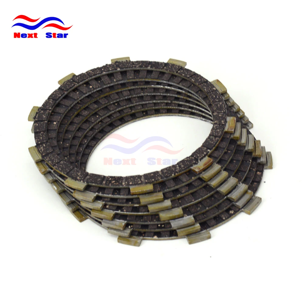 

7 Pcs Motorcycle Engine Parts Clutch Friction Plates Fit For HONDA CB400SS 02-08 XR400 XR400M VT600C 88-07 VT600CD XL600V CB650F
