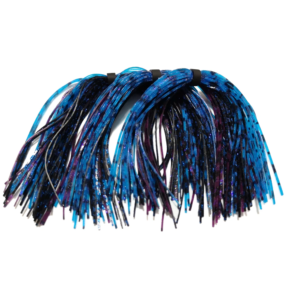 10 пучков 44 прядей SF050 Силиконовые юбки рыболовные аксессуары DIY Buzzbaits Spinner Buzz Bait
