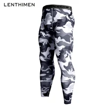 Камуфляжные компрессионные штаны, спортивные колготки для бега, мужские Леггинсы для бега, для тренажерного зала, мужские футбольные тренировочные спортивные штаны, мужские камуфляжные брюки