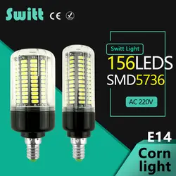 Switt 2017 новая светодиодная лампа smart ic AC220V 240 В мозоли 5736 SMD чип лампада LED E14 лампы для люстры