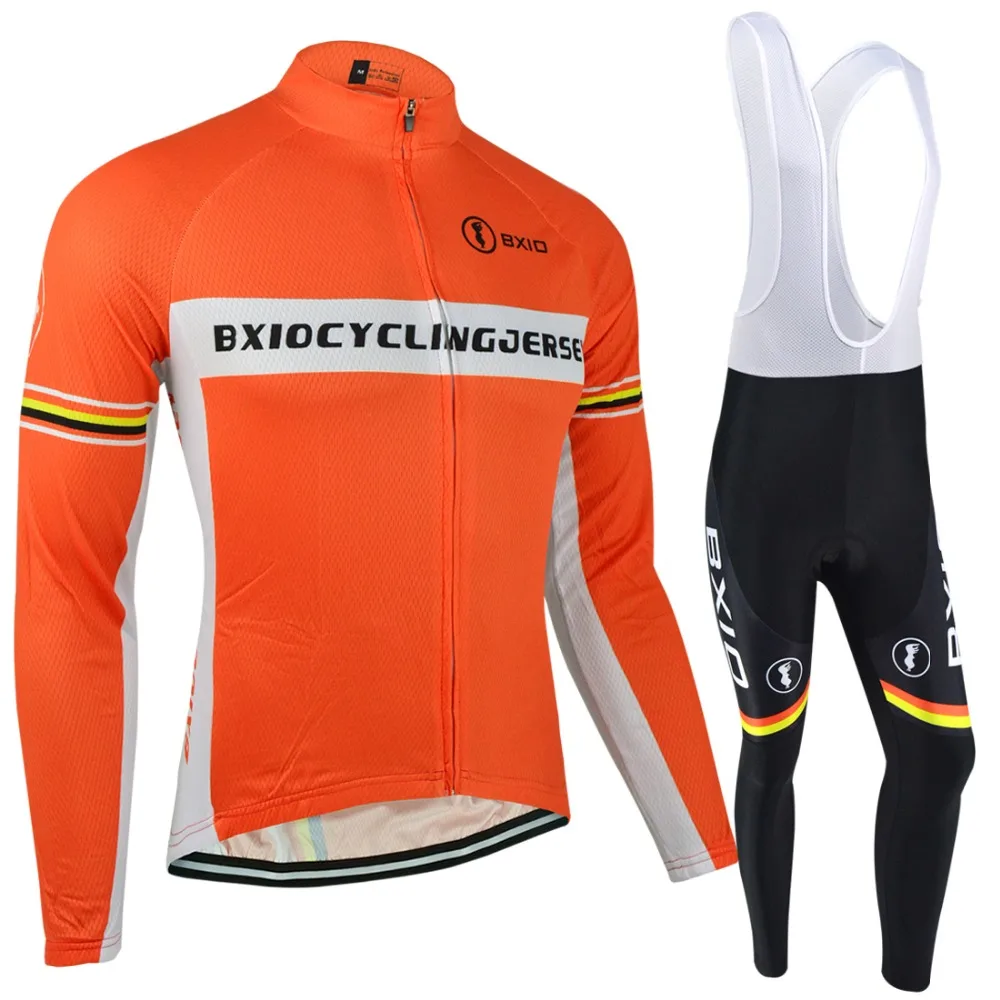 Winter Thermal Fleece Cycling Clothing Long Sleeve Pro Team Bike ...