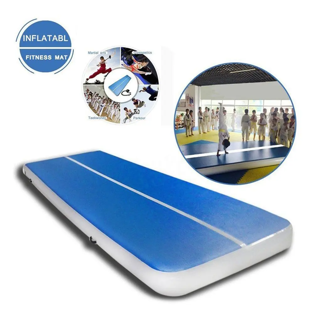 

8 Size Taekwondo Cushion Inflatable Mat Gymnastics Air Cushion For Training Exercise Gym Martial Arts Special Effects Parkour
