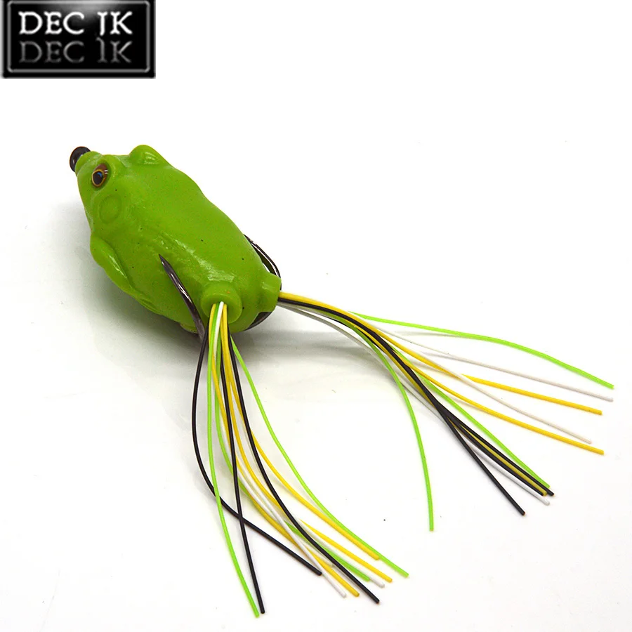 Topwater Soft Snakehead Frog Fishing Lure Trout Top Water Hollow Frogs Swimbait Artificial Lures Suit For Fishing Bait In River (10)