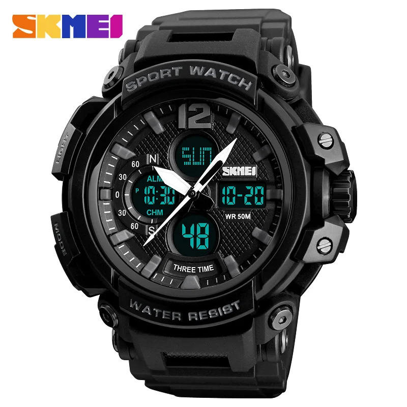 

2018 SKMEI Fashion Watch 50M Waterproof Digital Watches Outdoor Sport Men Wristwatches Erkek Saat Army Clock Relogio Masculino