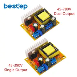 Новый dc-dc Высоковольтная зарядка конденсатора ZVS Boost модульные электронные прожекторы 45-390V 780V настраиваемый регулятор одиночный/двойной