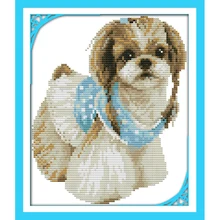 Everlasting love Lady dog(2) китайские наборы для вышивки крестом экологический хлопок штампованный 11 14CT DIY подарок новогодние украшения для дома