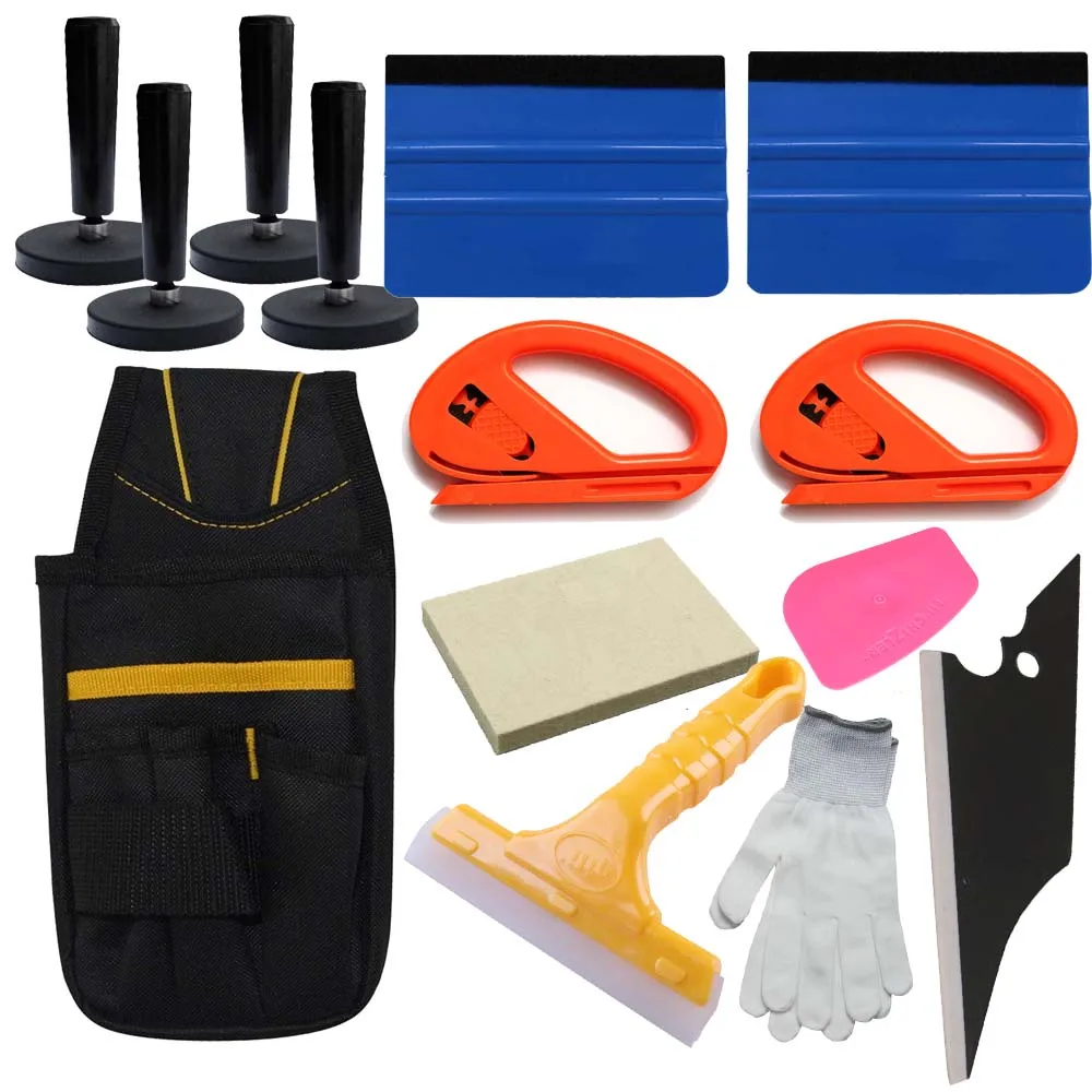 Combo Pro Tool kits Car Vinyl Wrap Squeegee Tools Sticker Installation