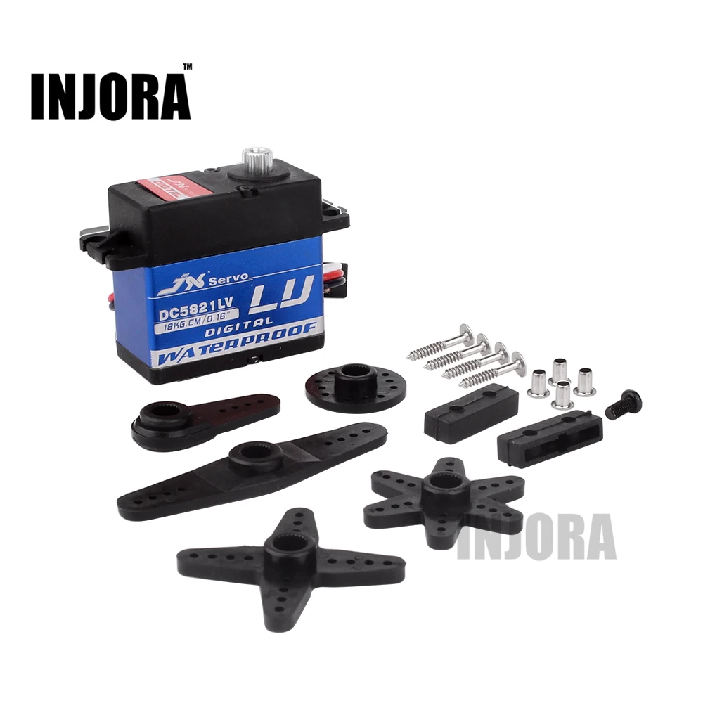Goede Waterdichte Metal Gear JX DC5821LV 20 kg Grote Koppel Digitale Kernloze Servo voor RC Auto Crawler TRX 4 SCX10 D90 RC boot RC Model