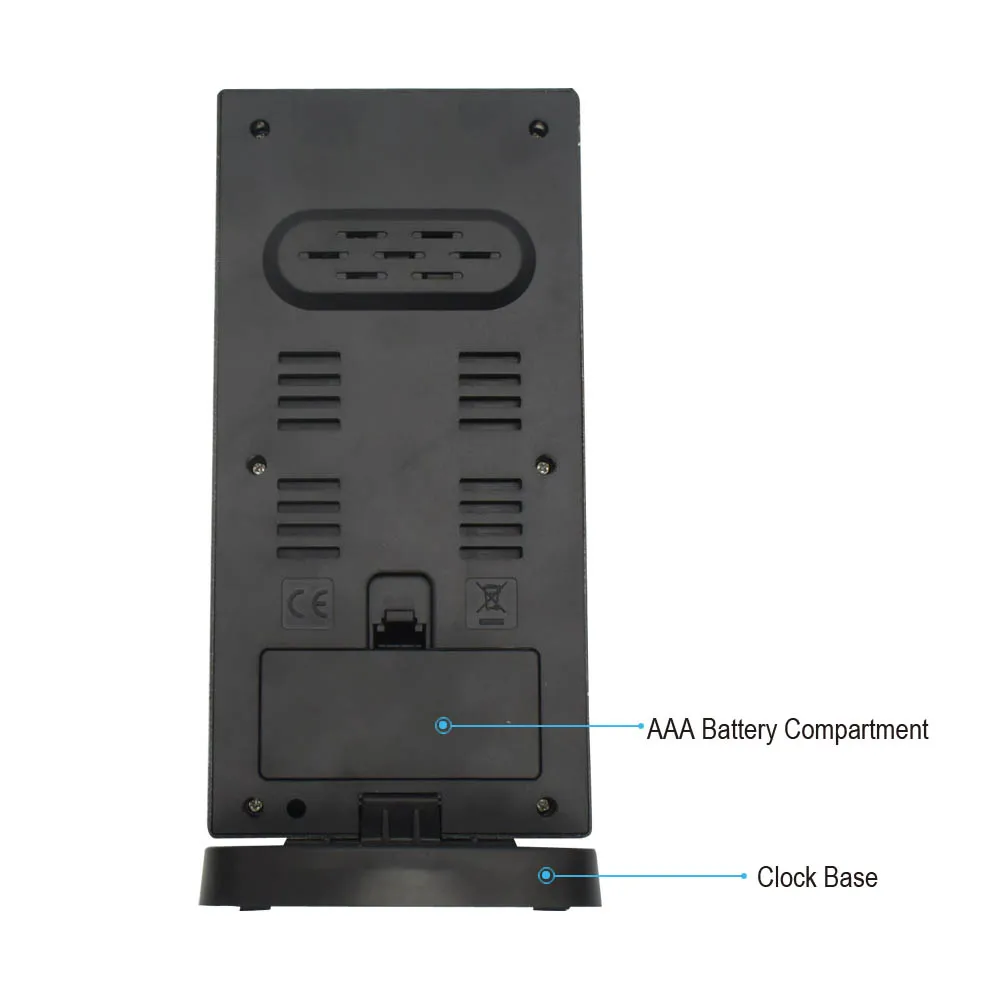DYKIE Высокая Точность lcd RCC Беспроводная метеостанция Крытый открытый цифровой термометр с электронным гигрометром Дистанционный датчик