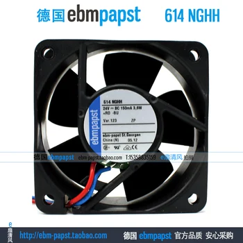 

ebmpapst 614NGHH 614 NGHH DC 24V 3.6W 2-wire 60x60x25mm Server Cooling Fan