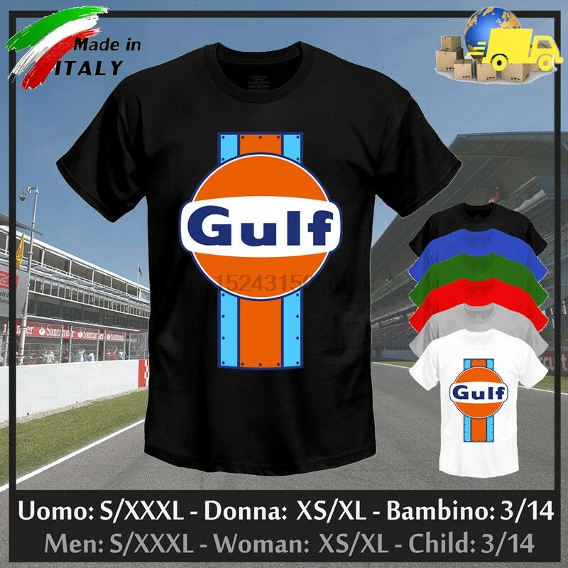 

T-shirt GULF Martini Racing GP Steve Le Mans Tuning Vintage Collez. 2019