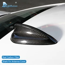 Velocidad del aire para BMW E90 E92 F20 F30 F10 F34 G30 G20 F15 F16 F21 F45 F56 F01 accesorios de fibra de carbono alerón con forma de aleta de tiburón recorte cubierta