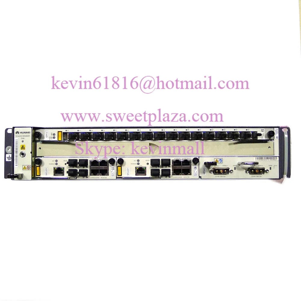 Hua wei mini GPON или EPON OLT MA5608T с 2* MCUD1+ 1* MPWC+ 1* GPFD C