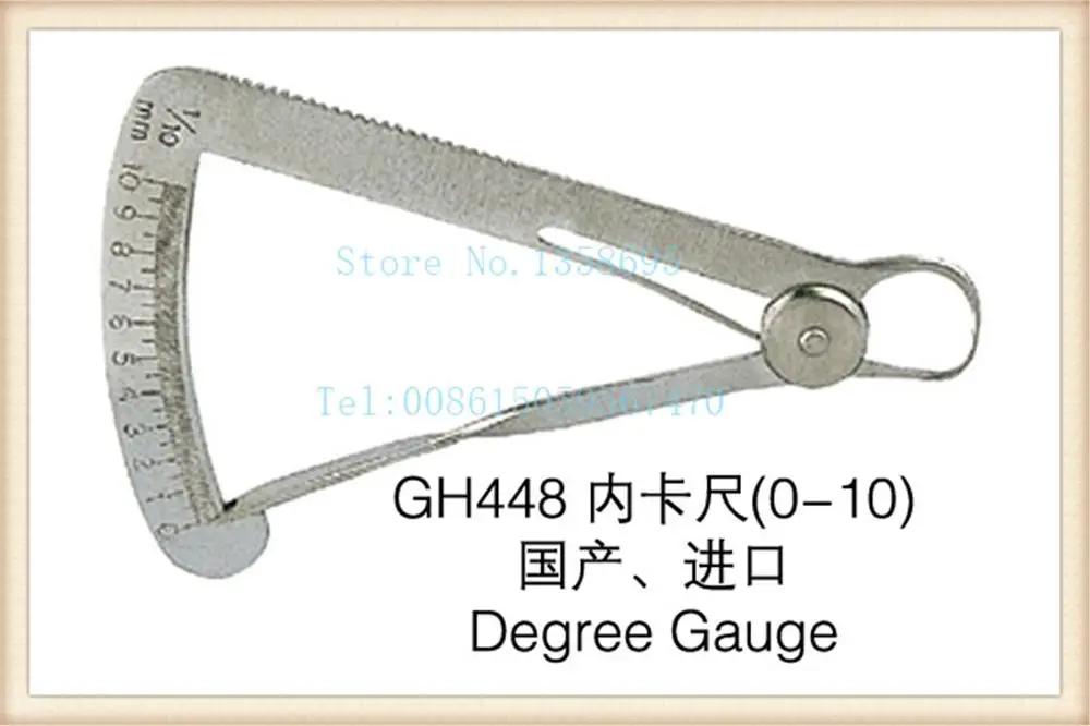 Free shipping 2pcs lot new degree gauge measures from 0 10 mm