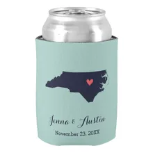 Географические карты может кулер с сердце любовь пользовательские sepcial даты и имя свадебный подарок может держатель для невесты и жениха Юбилей вечеринок