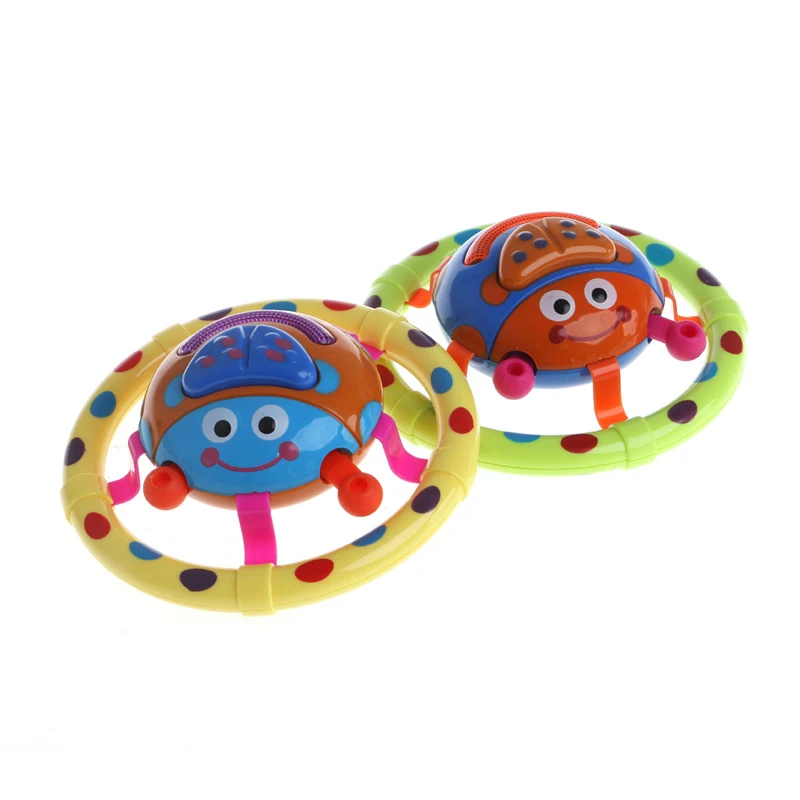 New 1Pc Cute Baby Children Kids Sound Musical +Light Ladybug Instrument Toys Gift