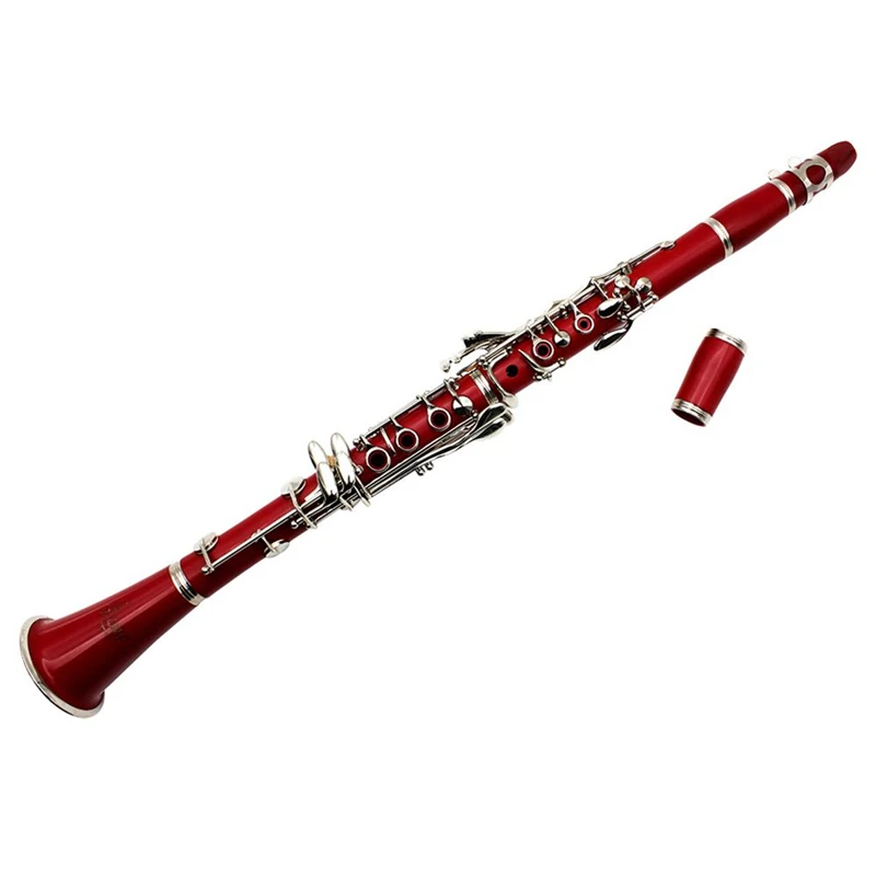 Slade Clarinet 17 Key Falling TuneB clarinette Soprano Binocular Clarinet Set Exquisite Cloth Case Reeds Woodwind Instruments