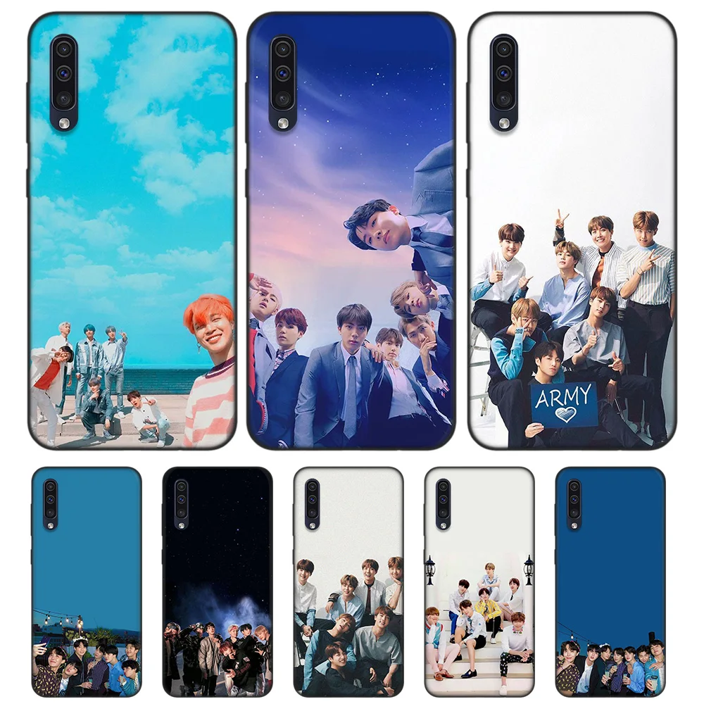 

Black Soft Silicone Protector Case Cover for Samsung Galaxy A6 A7 Plus 2018 A10 A20 A30 A40 A50 A60 A70 A80 A20E Cas JIN Kim Seo