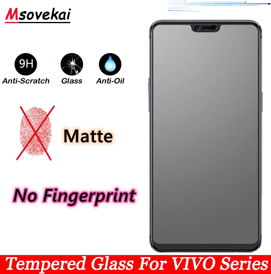 Закаленное стекло без отпечатков пальцев для VIVO V15 Pro V11 S1 V11i Y17 Y12 Y15 Z1 Y91 3 5 Y97 Y85 Y71 Y79