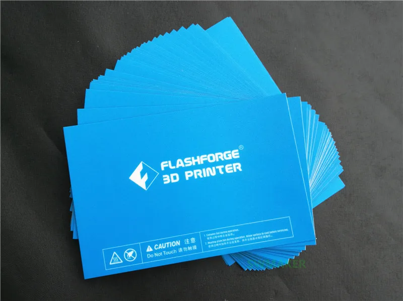 232x154 мм Flashforge Creator Pro/Dreamer 3d принтер синяя лента для кровати с подогревом печать наклейка сборка пластина лента