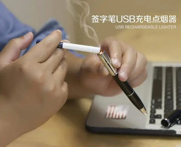 USB зажигалка перезаряжаемая модная|cigarette lighter|cigarettecigarette pen |