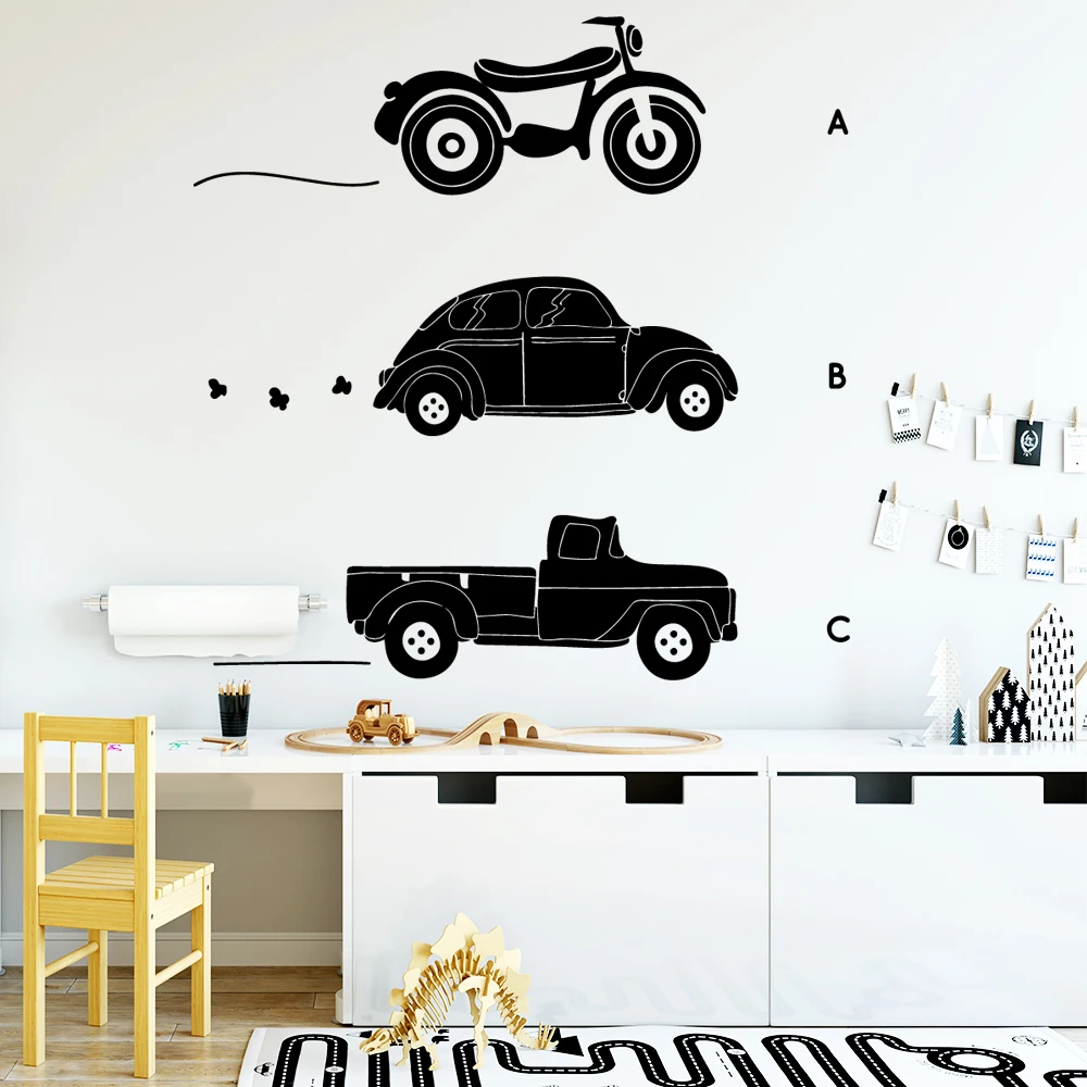 

DIY Art Transportation Vehicle Wall Art Decal Decoration Fashion Sticker Pvc Wall Decals Wall Decal Home Accessories