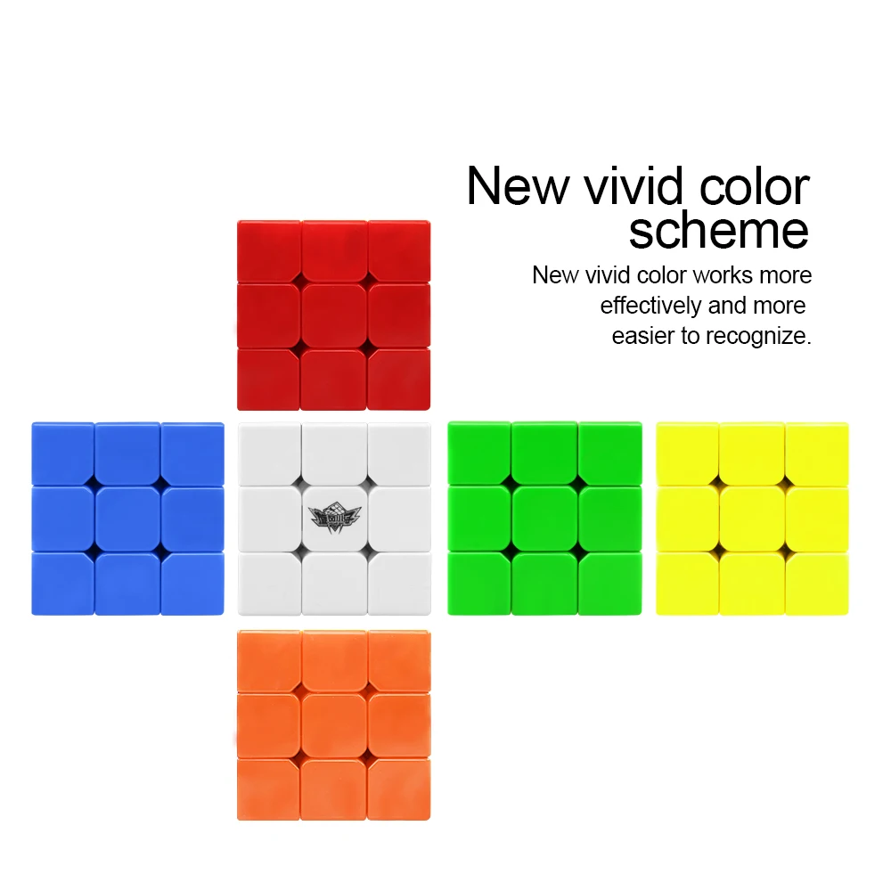 D FantiX Mini Cyclone Boys 3x3 speed Cube Невидимый волшебный куб 3x3x3 Головоломка Развивающие